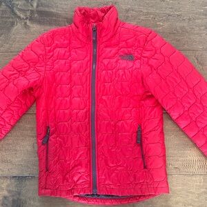 The North Face Vibrant Red Puffer Jacket
